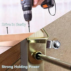 Drywall Screws Assortment Kit - 170 Pcs Black Wood Screws Phillips Tips, Coarse Thread Sheetrock Screws Set, Self Tapping Screws 4 Sizes 1",1-1/4",1-5/8",2in