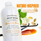 Mop Soap with Long Lasting Premium Perfume, 4X Concentrated Floor Cleaner, Multi Surface Solution for Hardwood, Tile, LVP, Laminate, Pet Friendly, 32 fl oz (Brazilian Breeze)