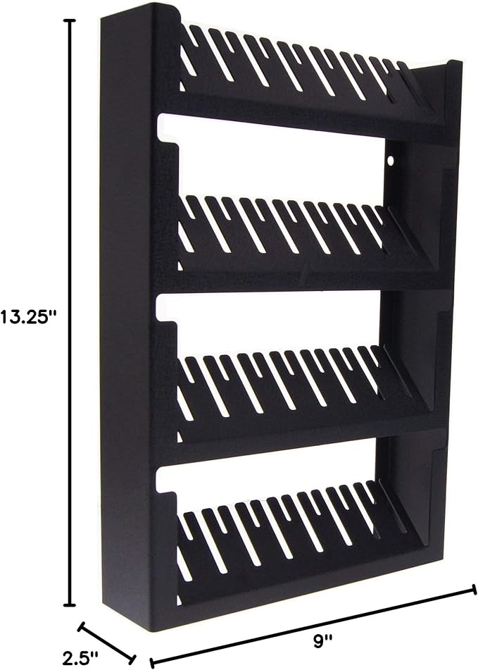 Angelynn's Wall Mounted Large Statement Finger Ring Holder Display, Cufflink/Cuff Link Storage, Hanging Closet Body Jewelry Organizer Men and Women, Jaymes Rubbed Bronze 9" x13 1/4"