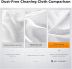 K&F Concept 80 Pack Microfiber Cleaning Cloths for Glasses, 6''x6'' Individually Wrapped Lens Cleaning Cloths for Cameras, LCD Screens, iPad, Tablets, Laptops, Telescope