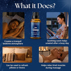 Zen Sleep Essential Oil Blend 30 ml - Lavender & Rosemary Relaxing Oil for Diffusers & Humidifiers - Calming Aromatherapy for Peaceful Sleep - Nexon Botanics