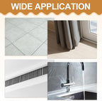 uxcell 5pcs Crevice Cleaning Brush, Hard Bristle Gap Scrub Brush, Bathroom Cleaning Tools for Window Bathroom Faucet Gap, Black