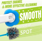 KOKL Disposable Toilet Brush, Toilte Wand Kit, Toilet Brush and Holder with 48 Refills, Toilet Bowl Brush, Toilet Bowl Cleaning Wands, Toilet Cleaning System for Bathroom Maintenance