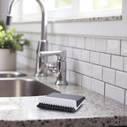 Black Kitchen Sink Squeegee Cleaner Countertop Brush Wiper Vegetable Cleaning Brush Wiper Home Kitchen Tool Accessories Fruit and Vegetable Cleaning Brushes