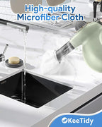 Steam Cleaner Accessories for Most Handheld Steam Cleaner Microfiber Cloths Cover Compatible with Bissell Steam Shot Steam Mop Pads Fit for Comforday Steam Cleaner, 5 Pack