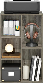 Furinno Luder 5-Cube Reversible Open Shelf, French Oak