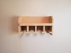 "Generic" Cordless Tool Shelf Holds 4 Drills, Impact Drivers and Others, with Charger/Battery Shelf