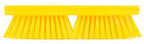 SPARTA Plastic Floor Scrub Brush, Brush Head Only, Deck Brush with ACME Standard Thread Fitting for Deck, Industrial Kitchens, and Hospitals, 10 Inches, Yellow