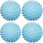 Handy Laundry Reusable Laundry Dryer Balls - A Natural Alternative to Fabric Softener, Reduce Drying Time and Save on Energy, Soft Fluffy Clothes, Fewer Wrinkles, Less Static Cling (Pack of 4)