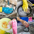 Mr. Blyn Non-Scratch Scrub Sponges for Kitchen – 5 Pack | 3X Durability Cleaning Pads | Colorful Reusable Sponge Set for Dishes, Pots & Household Use