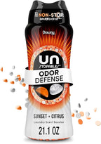 Downy Unstopables Fusions Scent Duos Laundry Scent Booster Beads, Sunset and Citrus Scent, 21.1 OZ, 24hr non-stop freshness with 2 in 1 dual scent laundry scent beads