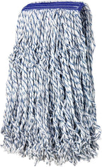 KLEEN HANDLER Cut End Finish Mop | 1.25" Universal Headband Maximum Absorption Finishing Mop, Pack of 6
