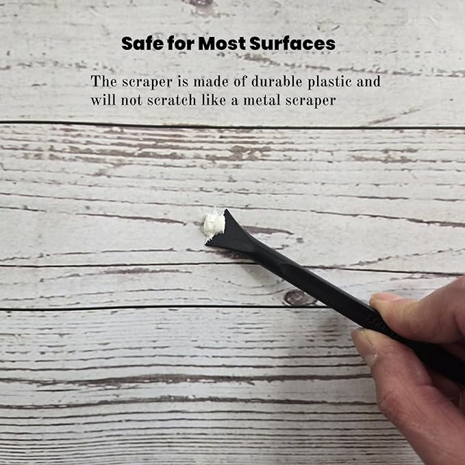 Tpyx Scraper Small Plastic Scraper Tool, Multi-Purpose Scraper Non-Scratch Cleaning Tool, Used in Narrow Spaces and Gaps, Perfect for Removing Oil stains, Labels, Food, Dirt, Paint, Etc. (3)