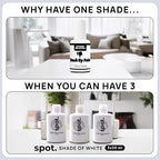 spot. Touch-Up Paint | Matte Finish for Cabinets, Walls, Doors & Furniture | Multi-Tone White Repair Kit | Quick-Dry, Self-Priming, Low-Odor, Eco-Friendly | No-Sanding or Primer Needed | 3 Pack