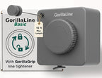 GorillaLine Basic - Retractable Clothesline Indoor Outdoor Clothes Line - Heavy Duty Clothes Drying Laundry Line - Wall Mounted Drying Rack - Air Dry Clothing - 15ft line Max Tighten with GorillaGrip