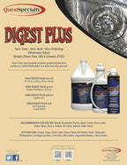 Quest Specialty DIGEST PLUS Foaming Drain Cleaner and Odor Eliminator, 3 count