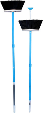 New Scrape and go Broom, as seen on Shark Tank! Duluxe, Upright Sweeping Broom with Scraper