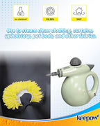 KEEPOW 10 Pack Universal Microfiber Cloths for Handheld Steam Cleaner Attachments Compatible with Bissell Steam Shot, Wagner Spraytech, PurSteam, Phueut, Dovety, McCulloch, Steam Cleaner Accessories