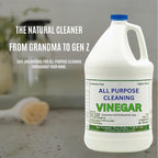 (4 Gallons) All Purpose Cleaning Vinegar, 5% Acidity | Multi-Purpose Household Surface Cleaner, Safe for Laundry, Effective Deodorizer, Ready to Use (4 Jugs of 1 Gallon)
