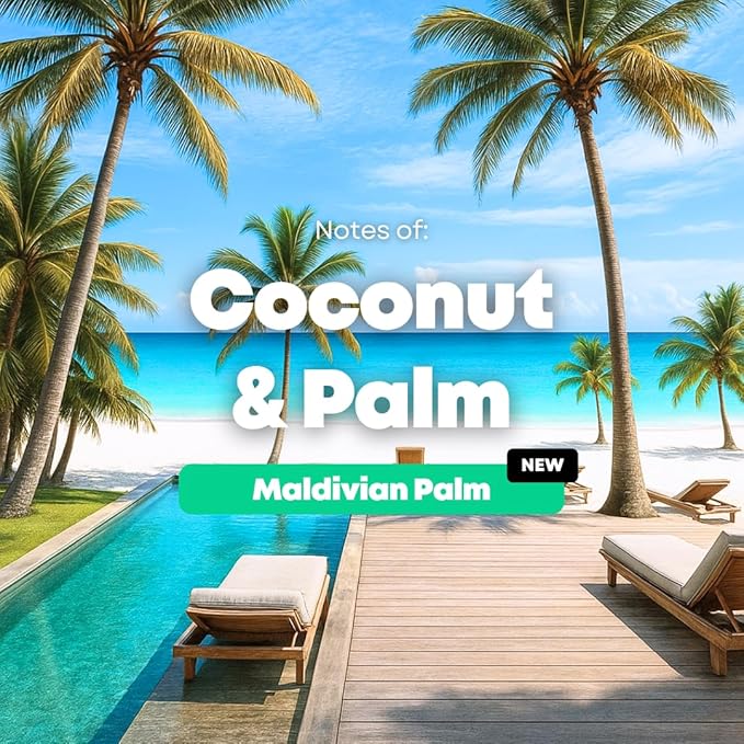 Loaded Laundry Detergent, Luxury Cologne & Perfume Scented | 50 Loads | Coconut & Palm | Skin-Friendly & Plant-Based | Made in USA | 32 oz