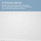 Muchfun 3Pcs Durable Fine Mesh Laundry Bags for Delicates 12 x 16 Inches (3, Medium)