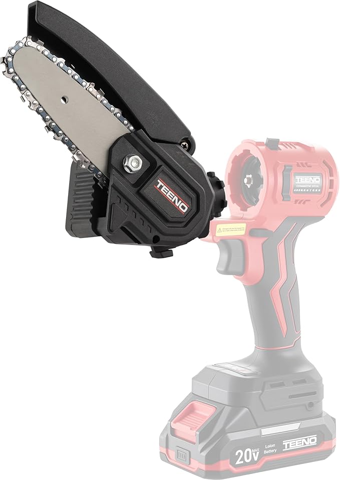 4" Cordless Mini Chainsaw Attachment