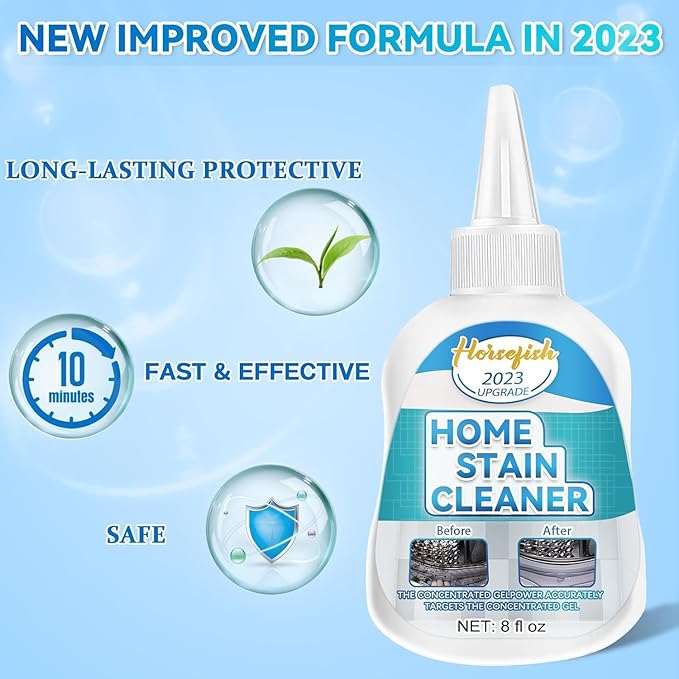 Home Remover Gel, 8 Fl Oz Household Washing Machine Cleaner for Washing Machine, Refrigerator Strips, for Tiles Grout Sealant Bathroom Cleaning Home Kitchen Sinks Cleaning Grout Cleaner