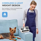 Mattress Vacuum Cleaner - 5-in-1 Cordless Bed Vacuum Cleaner, Powered by UV-C Light & Ultrasonic Technology, 16Kpa Strong Suction,Low Noise,Suitable for Dust, Pet Hair, Etc.