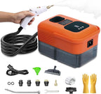 Heavy Duty Handheld Steam Cleaner for Home, 9 Gears Control Powerful Steamer for Cleaning with 14 Accessories, Multipurpose Steam Cleanr for Car, Upholstery, Kitchen, Windows, Grout & Pet Blanket