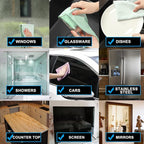 Nanoscale Cleaning Cloth,Easy Clean Fish Scale Microfiber Glass Cleaning Cloths Streak Free for Window Car Mirrors Windshield Lint Free Microfiber Polishing Cleaning All-Purpose Towel Pack of 6(Green)