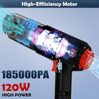 Handheld Vacuum for Home, Cordless Portable Vacuum Cleaner, Rechargeable with 60 Mins Max Runtime, High Power Vacuum for Car, Office, Pet Hair, Gap Cleaning