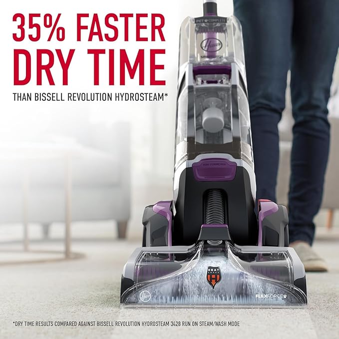 Hoover SmartWash Pet Automatic Carpet Cleaner Machine, with Spot Chaser Stain Remover Wand + 64 oz Everyday Carpet Cleaner Solution, Deep Cleaning Carpet Shampoo, AH31924