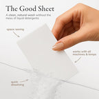 Laundry Sheets | Laundry Detergent Sheets For Washing Clothes | Home Essentials & Travel Essentials | Easy To Use | Plant-Based | Lux Linen Scent | 30 Pieces