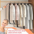 Garment Bags for Hanging Clothes Travel (set of 12) Clothing Suit Bags for Closet Storage Wedding Dress Garment Bag with Zipper Gown Garment Bag for Long Dresses