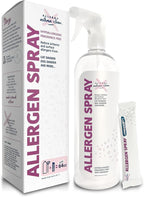 Allergen Spray, Pets, Dust Allergies & More, Air & Surface, Just Add Water, Bottle with One Refill, Over 64oz Total