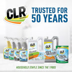 CLR Brands® Brilliant Bath Foaming Bathroom Cleaner Spray Free & Clear, No Added Dyes or Fragrances, Soap Scum and Hard Water Stain Remover, Use on Showers, Baths, Toilets and More, 26 Oz (Pack of 1)