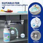 Drain Clog Remover, Pipeline Dredging Agent, Powerful Quick Cleaning Drain Toilet Cleaner Tool, Unclog Toilet Clog And Kitchen Sink Pipe Unblocker Powder