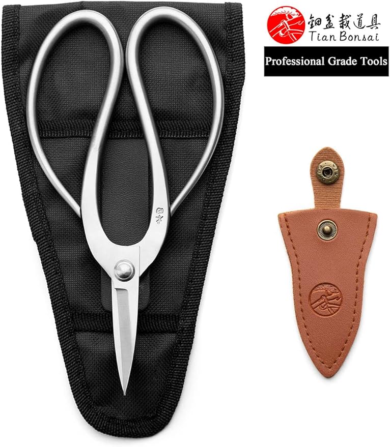 Bonsai Scissors Professional Grade Bonsai Shears Alloy Steel Bonsai Tools Equip With Tool Bag (MT-RBS-190)