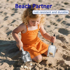 3 Pcs Soil Sifter for Gardening with Garden Shovel, (2.8/5 MM Mesh) Soil Sieve and Scoop for Screening Rock, Dirt, Compost and Gravel, 304 Stainless Steel: Rust-Resistant, Suitable for Beaches & Pets