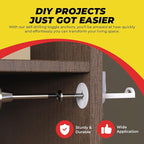 Heavy Duty Drywall Anchors and Screws Kit Including Toggle Anchors & Screws Durable Zinc Plastic Self Drilling Drywall Anchors for Hanging Pictures & More