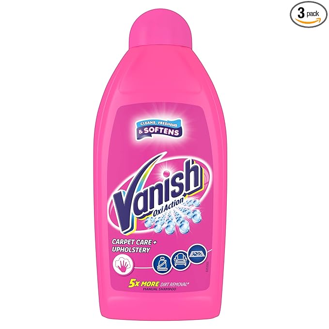 Vanish Clean & Fresh Hand Carpet Shampoo Cleanser 450Ml- Pack Of 3