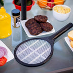 Black Flag 2-Pack Electric Bug Zapper Rackets – Mosquito & Fly Swatter, Battery Operated (Black)