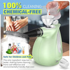 Steam Cleaner, Powerful Pressurized Handheld Steam Cleaner for Home with 11pcs Set, Chemical-Free Multi-Surface Steamer for Effective Cleaning Tile, Grout, Windows, Bathrooms, Kitchens, Upholstery,Car