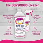 Quick 'n Brite Super Shot Liquid Cleaner, True All Purpose Cleaner, Concentrated, 32 oz