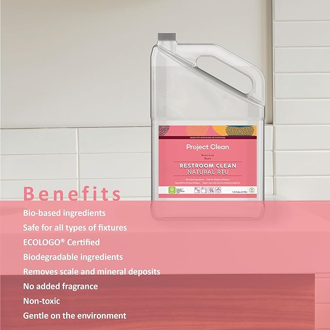 Multi-Surface Cleaner, non toxic bathroom cleaner, Eco-Friendly non toxic cleaning supplies, Ready to Use, Non-scented, Bathroom cleaner, Refill supply for your bathroom cleaner spray (4 pack)