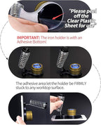 YIHUA 947-V Soldering Iron Kit with 3 LED Lights, Temperature Control, 5 Premium Solder Tips, Desoldering Pump, Indicator & ON/OFF Switch-60 Watts Soldering Iron, Solder Wire, Tip Cleaner, and more.