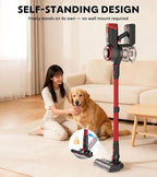 KTTLDRN Cordless Vacuum Cleaner, 600W 50KPA Powerful Stick Vacuum with OLED Smart Display, 70Mins Runtime, Self-Standing & 1.8L Dust Cup, Vacuum Cleaners for Home/Hardwood Floor/Carpet/Pet Hair