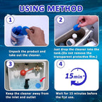 Coldcool Toilet Bowl Cleaner Tablets - 20 Pack, Long-Long-lasting Toilet Cleaner, Pine Scent.