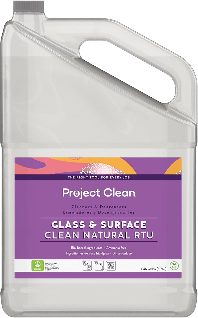 Non toxic glass cleaner, non toxic window and glass cleaning agent, multi surface bio based refill solution. Safe to use around people and pets (1)