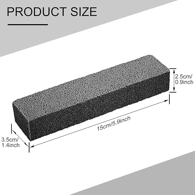 Norme 30 Pieces Pumice Stones for Cleaning Scouring Pad, Pumice Stick Cleaner for Removing Toilet Bowl Ring, Bath, Household, Kitchen, Pool, 5.9 x 1.4 x 0.9 Inch(Black)